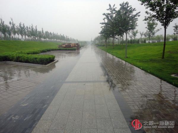 汾河二期南延景觀五標土建工程車行路