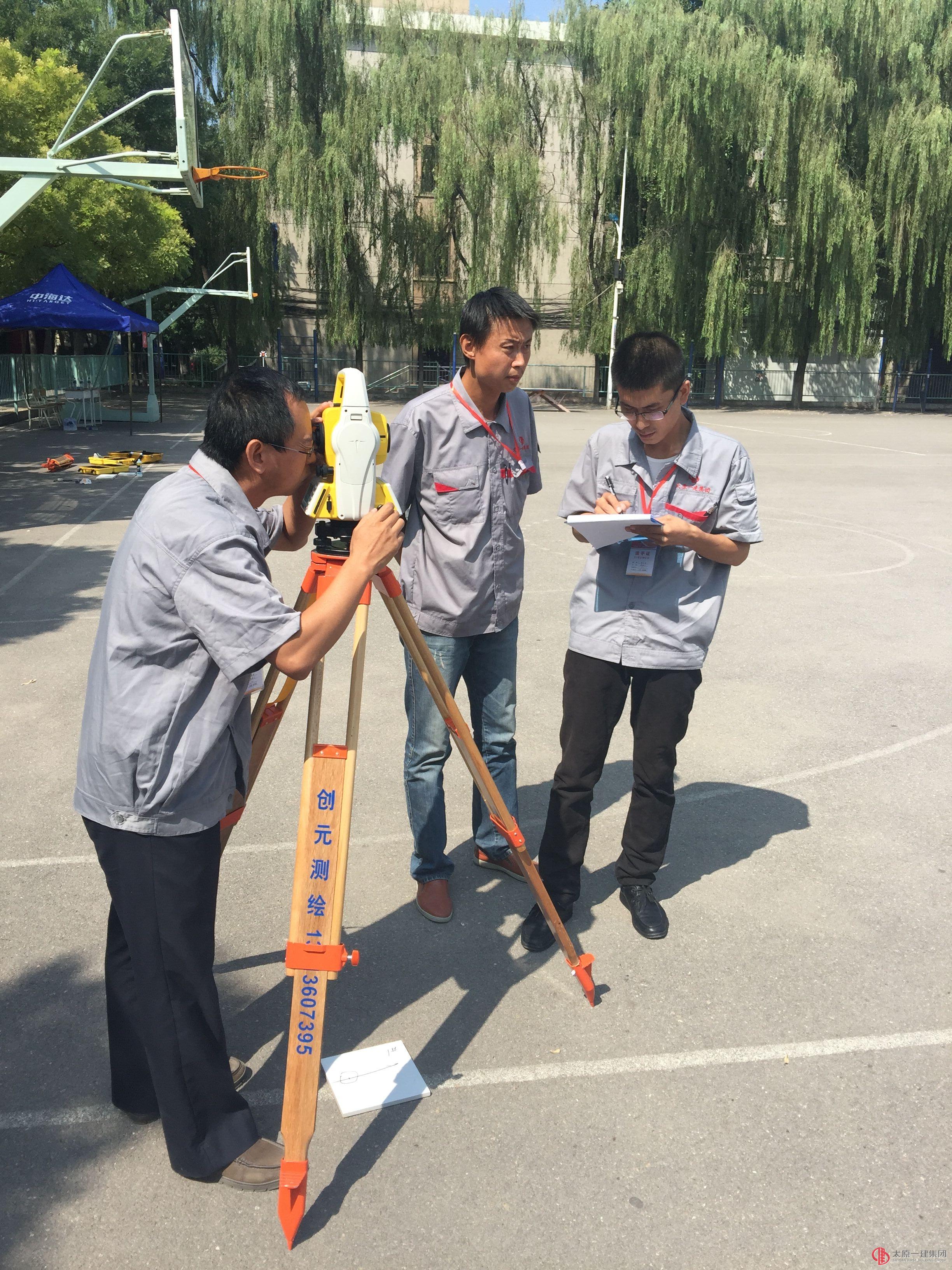 集團公司組隊參加省第三屆建筑業職工技能大賽