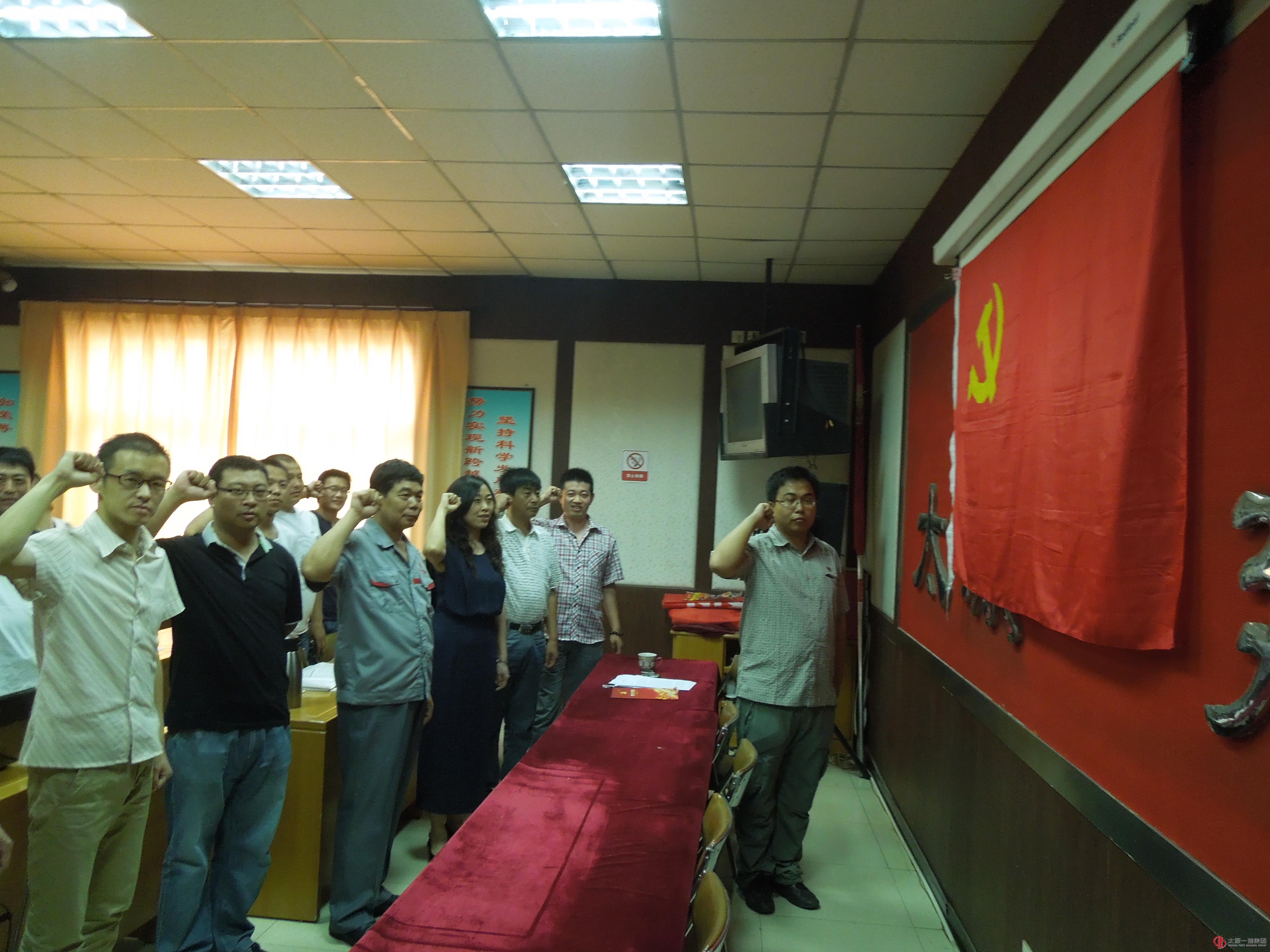 一分公司開展黨日活動(dòng)